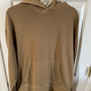 American Eagle Outfitters Relaxed Fit Beige Top